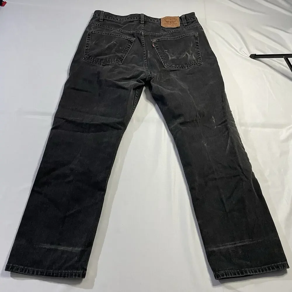 Vintage Levi's 505 Black Jeans 1996 Made in Canada Men's 38x30 (Fits 35x29) 90s